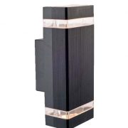 ZIDNA LAMPA AVAN S2 SQUARE 2XGU-10 IP44 CRNA BRILIGHT