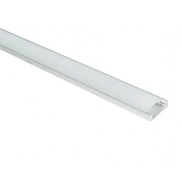 Difuzor za al LED profil BS-501 PC mlecni ravni Brilight