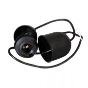 Gajtan visilice E-27 SE160 crni Brilight