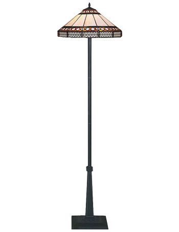 HN9042-FL Tiffany podna lampa E-27 2x60W Brilight